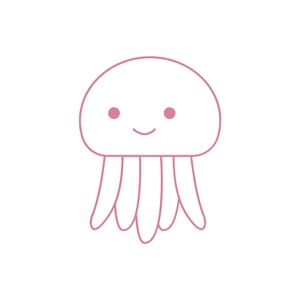 Kwallenkoekjesvorm STL, digitale downloads voor het decoreren van koekjes, 3D-geprinte uitstekers, Under the Sea-koekjesvormpjes