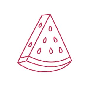 Wassermelone Cookie Cutter STL, Digitale Downloads für Cookie Dekorieren, 3D gedruckte Cutters, Obst Cookie Cutters