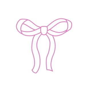 Bow Cookie Cutter STL, Digital Downloads For Cookie Decorating, 3D Printed Cutters, Girly Cookie Cutter STL