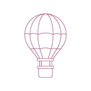 Hot Air Balloon Cookie Cutter STL, Digital Downloads For Cookie Decorating, 3D Printed Cutters