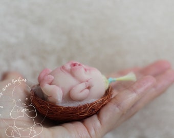 Solid Silicone Miniature Eggy Fantasy Babies 2-2.5inches made to