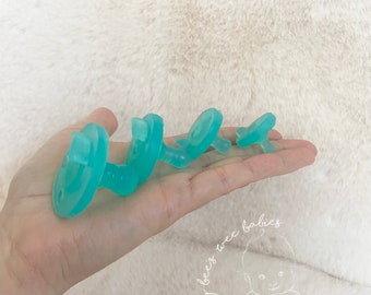 Solid silicone pacifiers for 10,12,14,16inches for Silicone ,reborn or ooak dolls