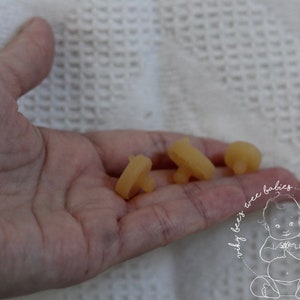 Silicone miniature doll pacifiers~vintage colour style~3 size