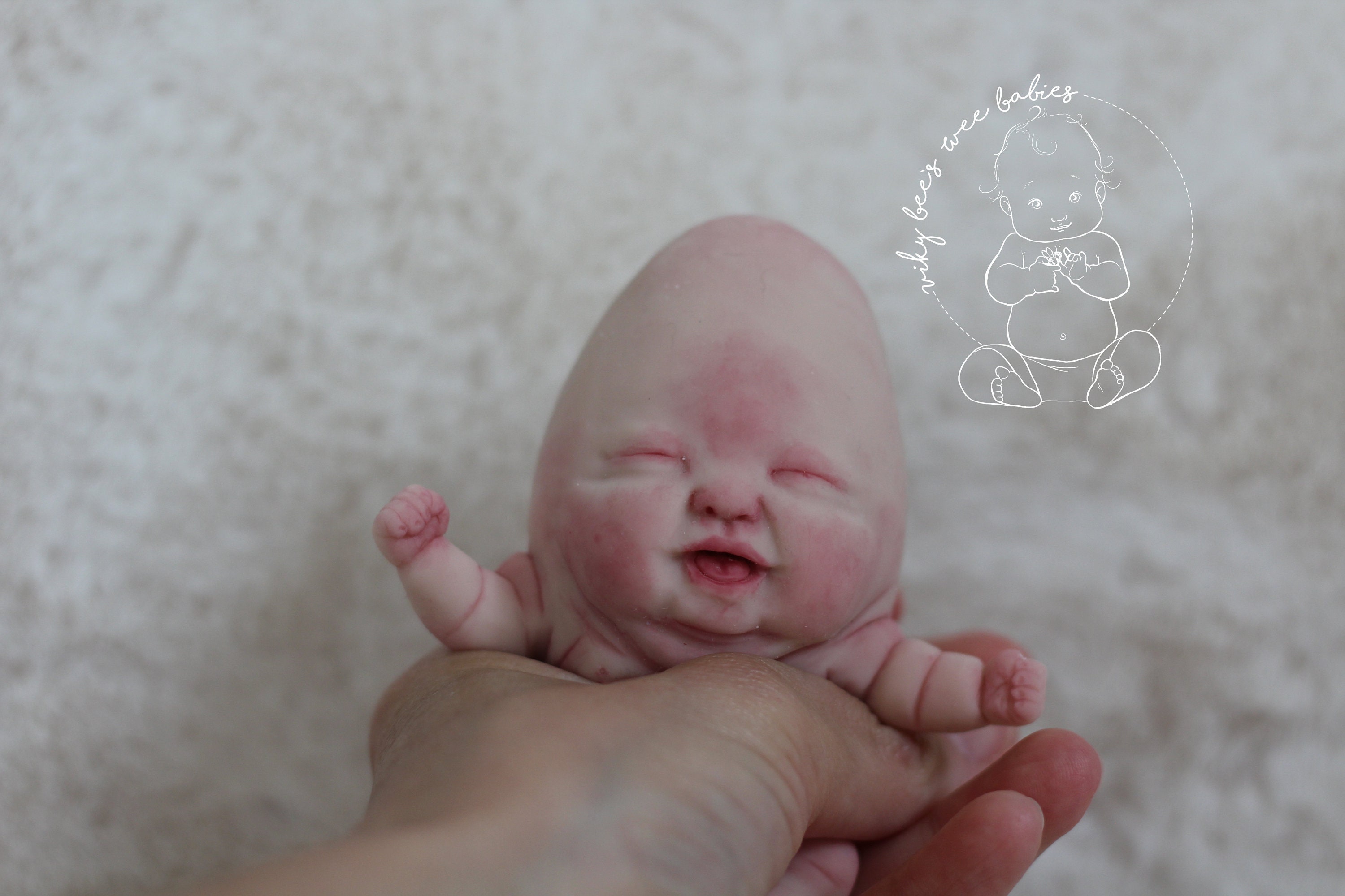 シリコンドール　エギーベビー　eggy baby Silicone Eggy Baby~fantasy Baby~cute Creature ~blank or Painted