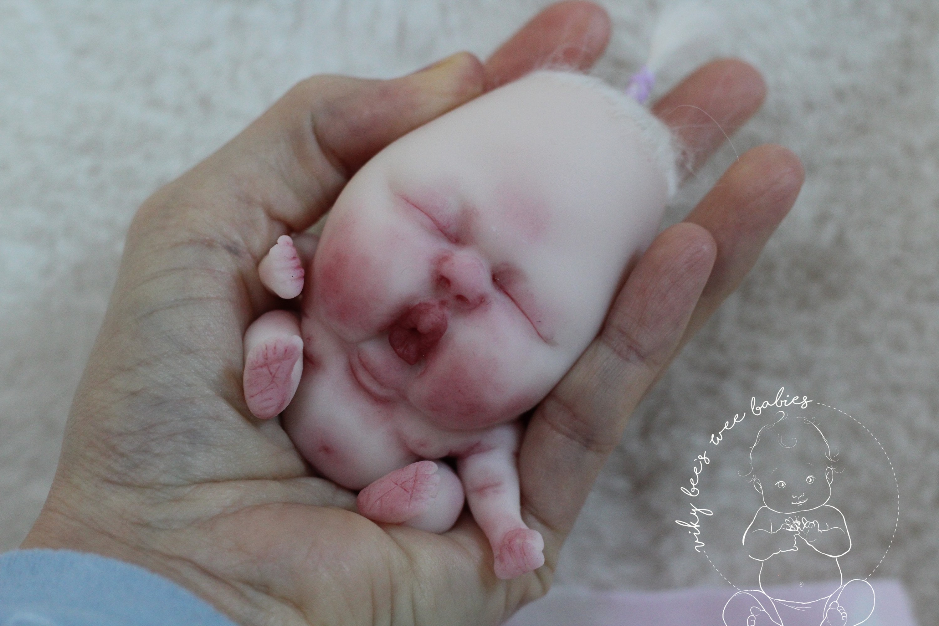 Solid Silicone Eggy Baby~fantasy Baby~cute Creature ~blank or
