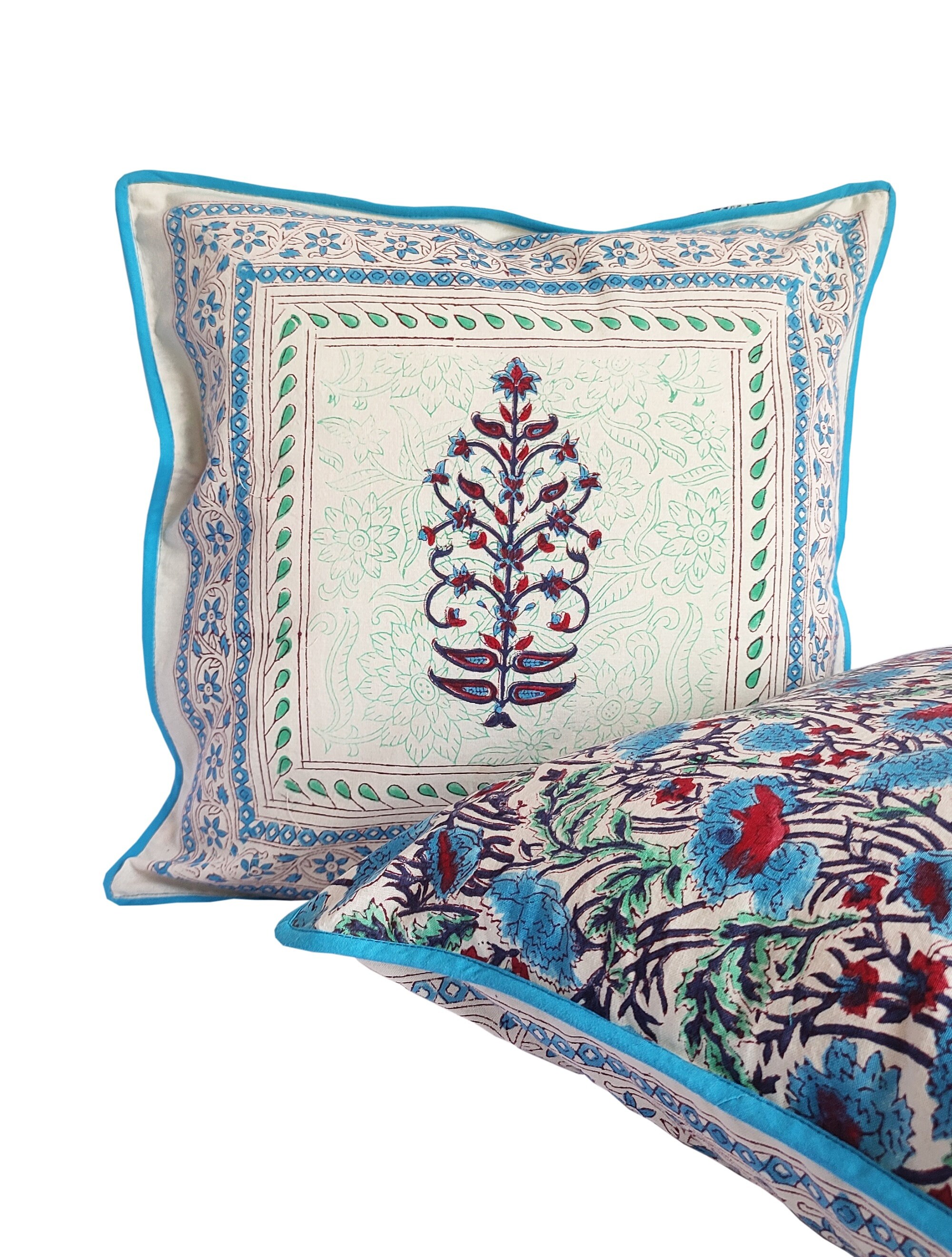 2pcs 16 X16 Cotton Cushion Cover Throw Pillow Cover Indian Etsy UK