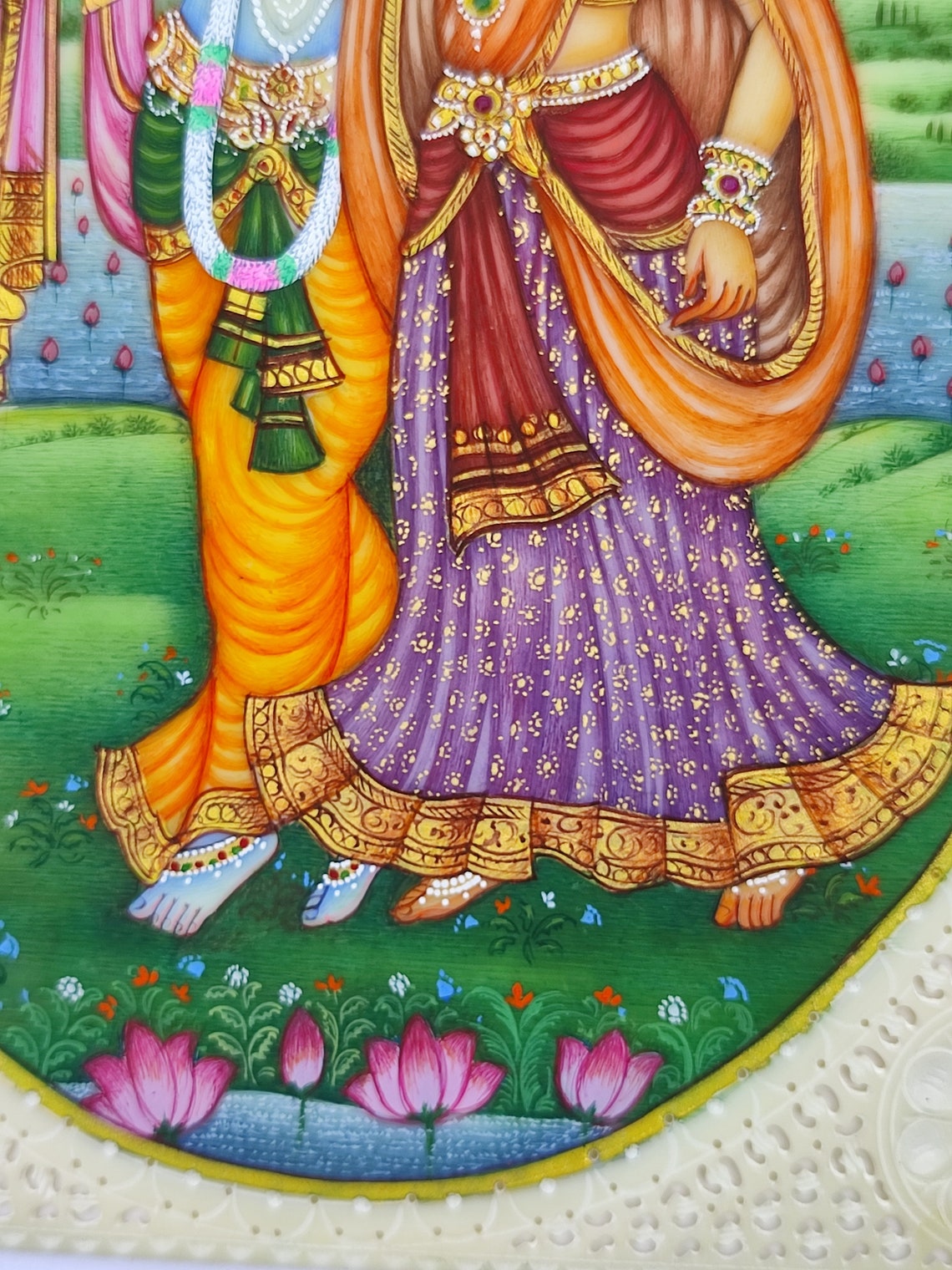 Painting of Lord Krishna, Radha Krishna Painting, Krishna Wall Art