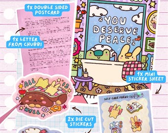 Chubbi Post! Snail Mail Bundle (once-off) | Art Club, Positive Affirmations, Happy Quotes, Pen Pal