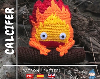 Calcifer Amigurumi Pattern English