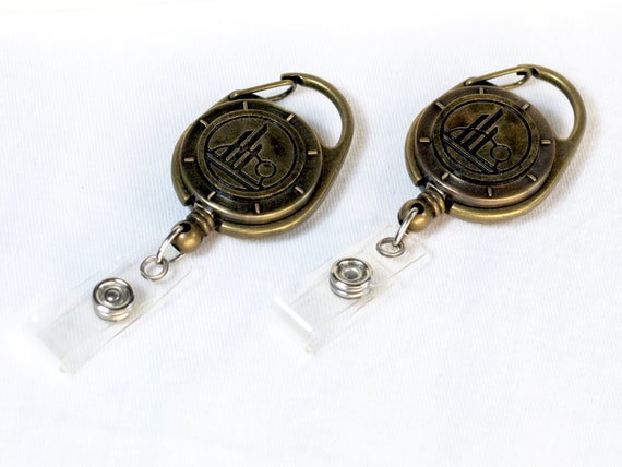 Brass Colored Retractable Star Wars Badge Holders 
