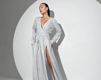 glitter dress white