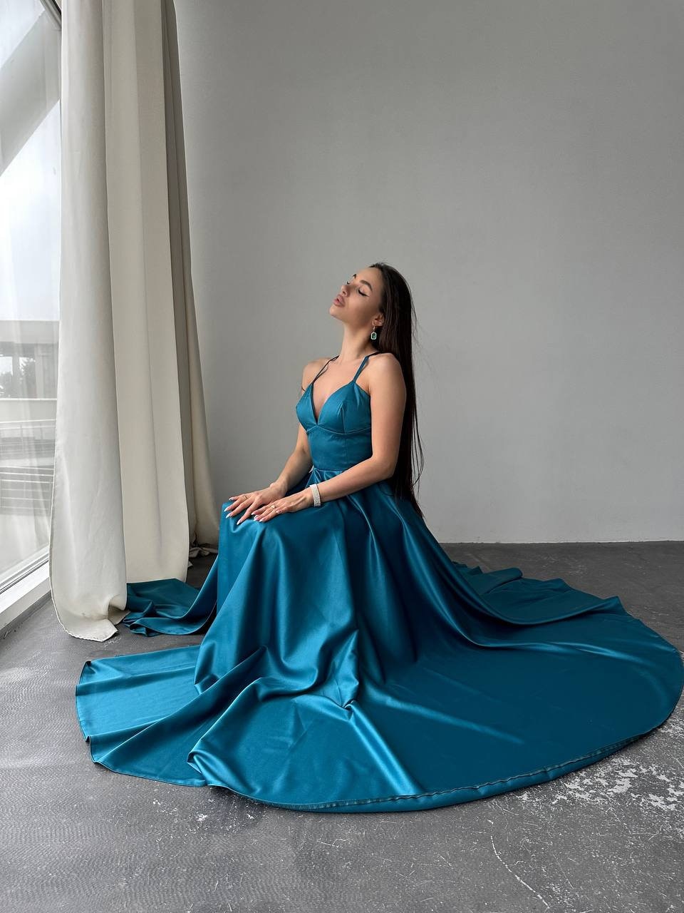 satin bridesmaid dresses with sleeves A-line Sleeveless Long Pockets Standard Size:XS TRENDING:Pastel Black Wedge Sandals Slip