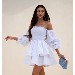 knee length dresses for ladies Ornate Column Sweetheart Long Sleeves Short/Mini Lace Wedding Guest Dr –  VOS LEE