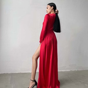 Red Dress With Slit