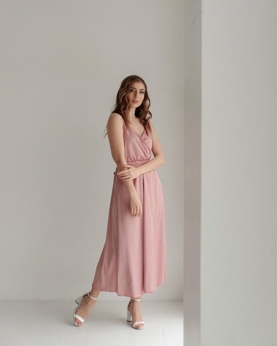Robe nuisette rose hotsell