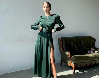 green midi dress green midi dress