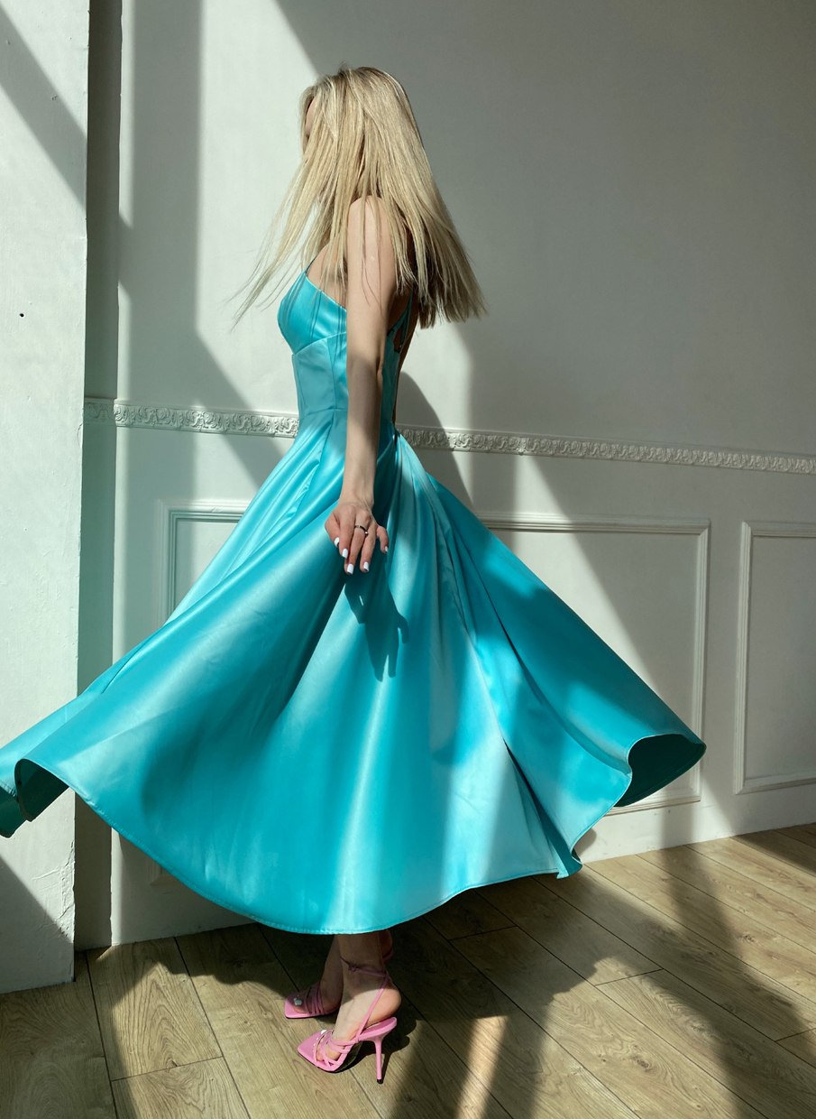 Silk Bustier Dress -  Canada