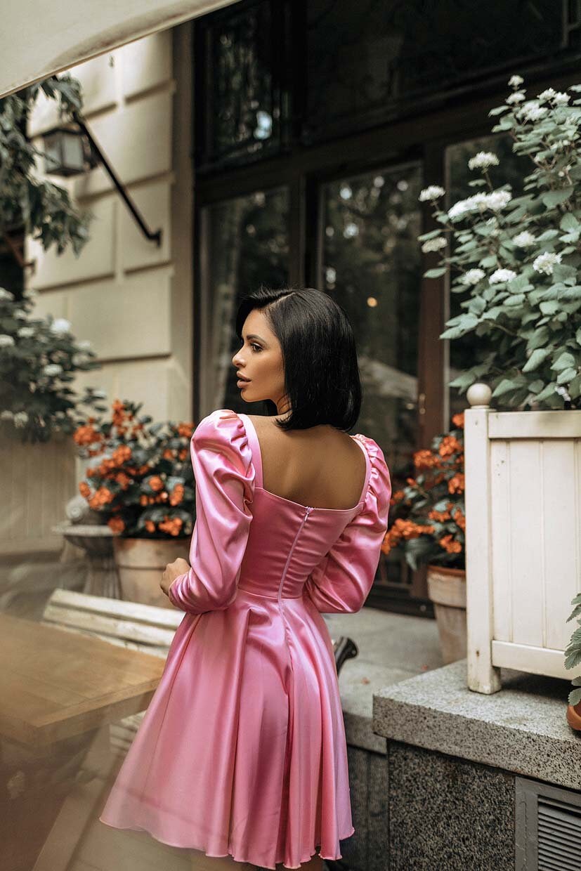 17+ Pink Dresses With Sleeves