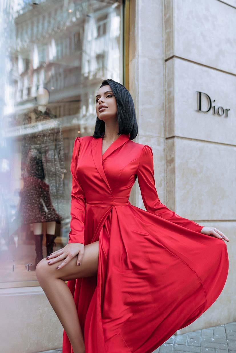 Red hotsell dress au