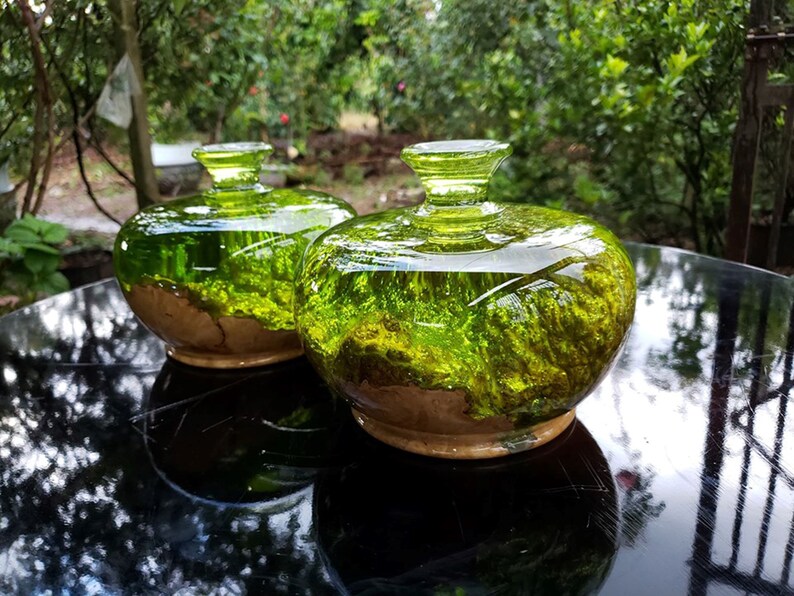 Wood Epoxy Resin vases are an decoration in the home Epoxy Etsy