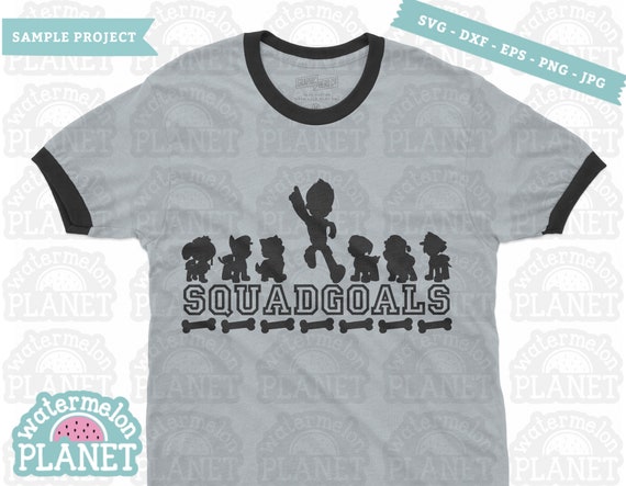 Download Paw Patrol Squad Goals Disney Svg Cutting Board Svg Etsy