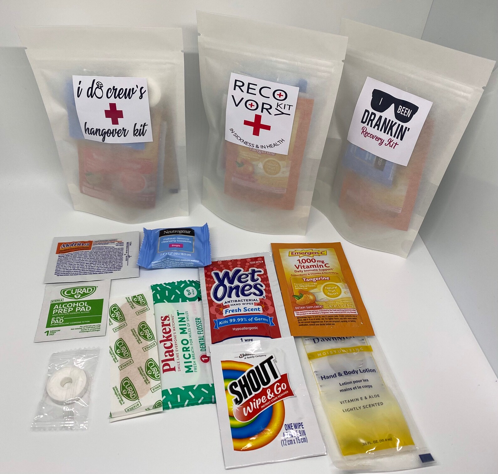 Hangover Kit Bag Oh shit kit Hand over kit complete Etsy