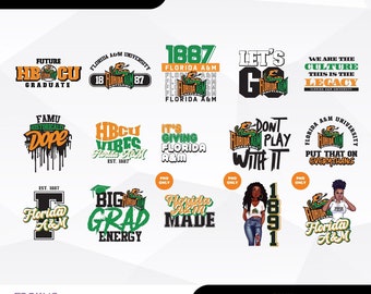 FAMU, Florida A&M University Artwork HBCU Collection, HBCU Designs, svg, historically black college designs