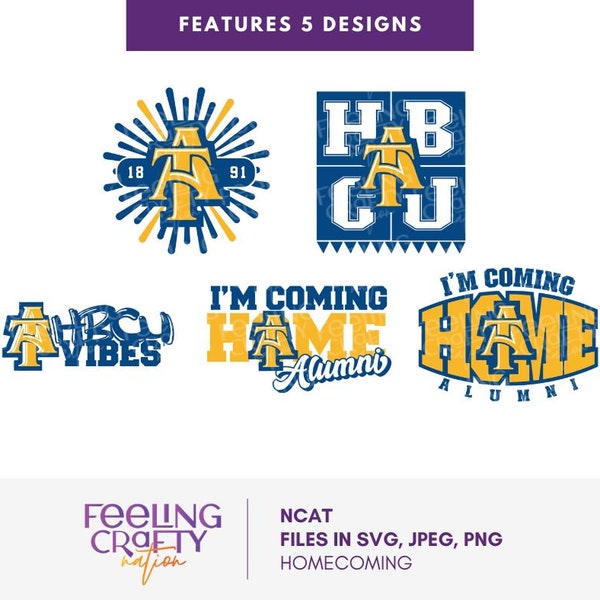 Ncat A&t Png Etsy