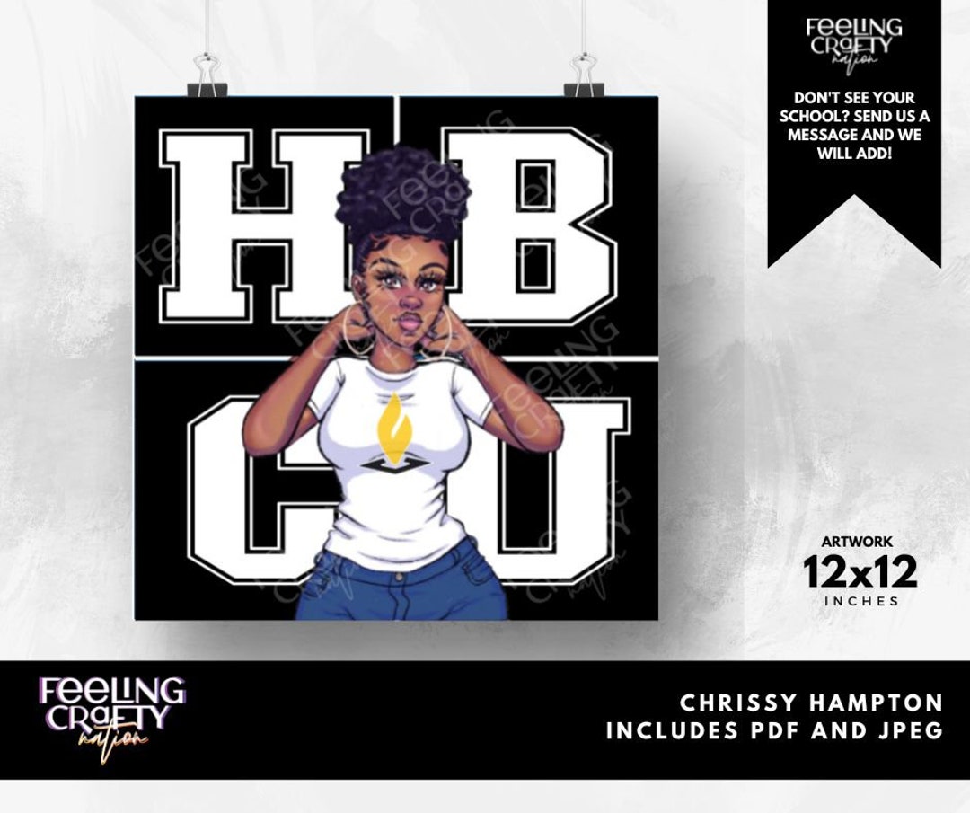 Bowie State University Chrissy Artwork HBCU Collection, HBCU
