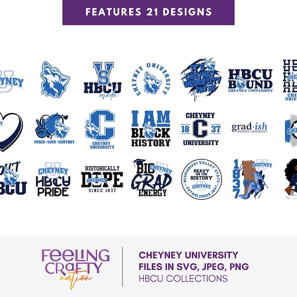 Cheyney University Svg Etsy