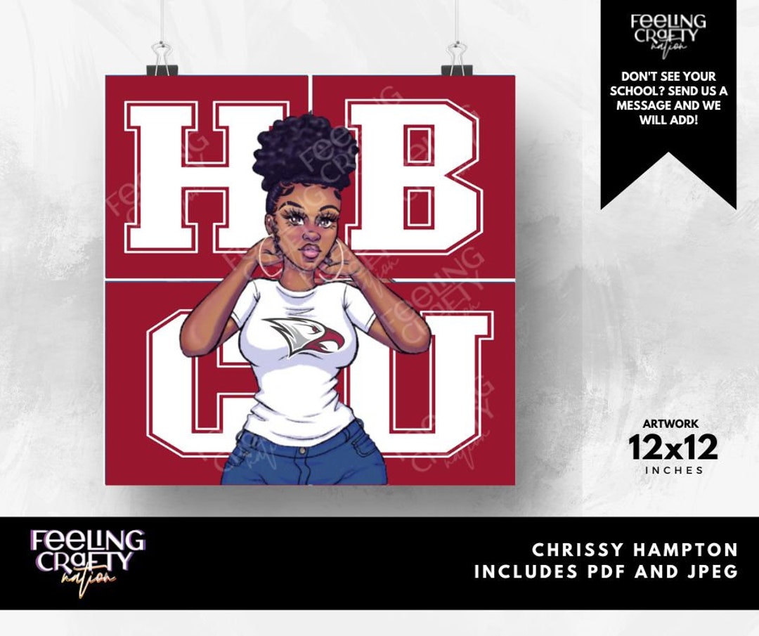 NCCU University Homecoming Chrissy Artwork HBCU Collection - Etsy
