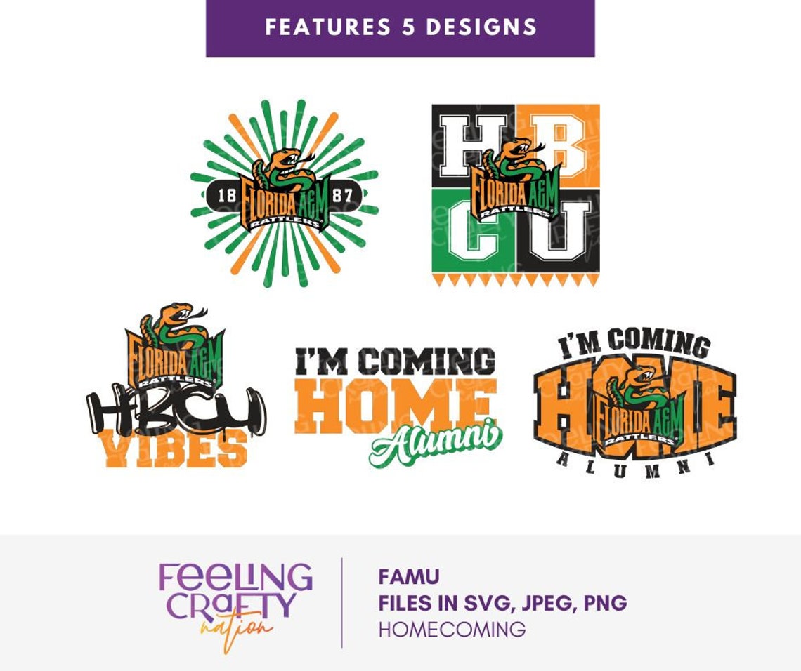 FAMU Bundle Artwork Hbcu Collection HBCU Designs Etsy