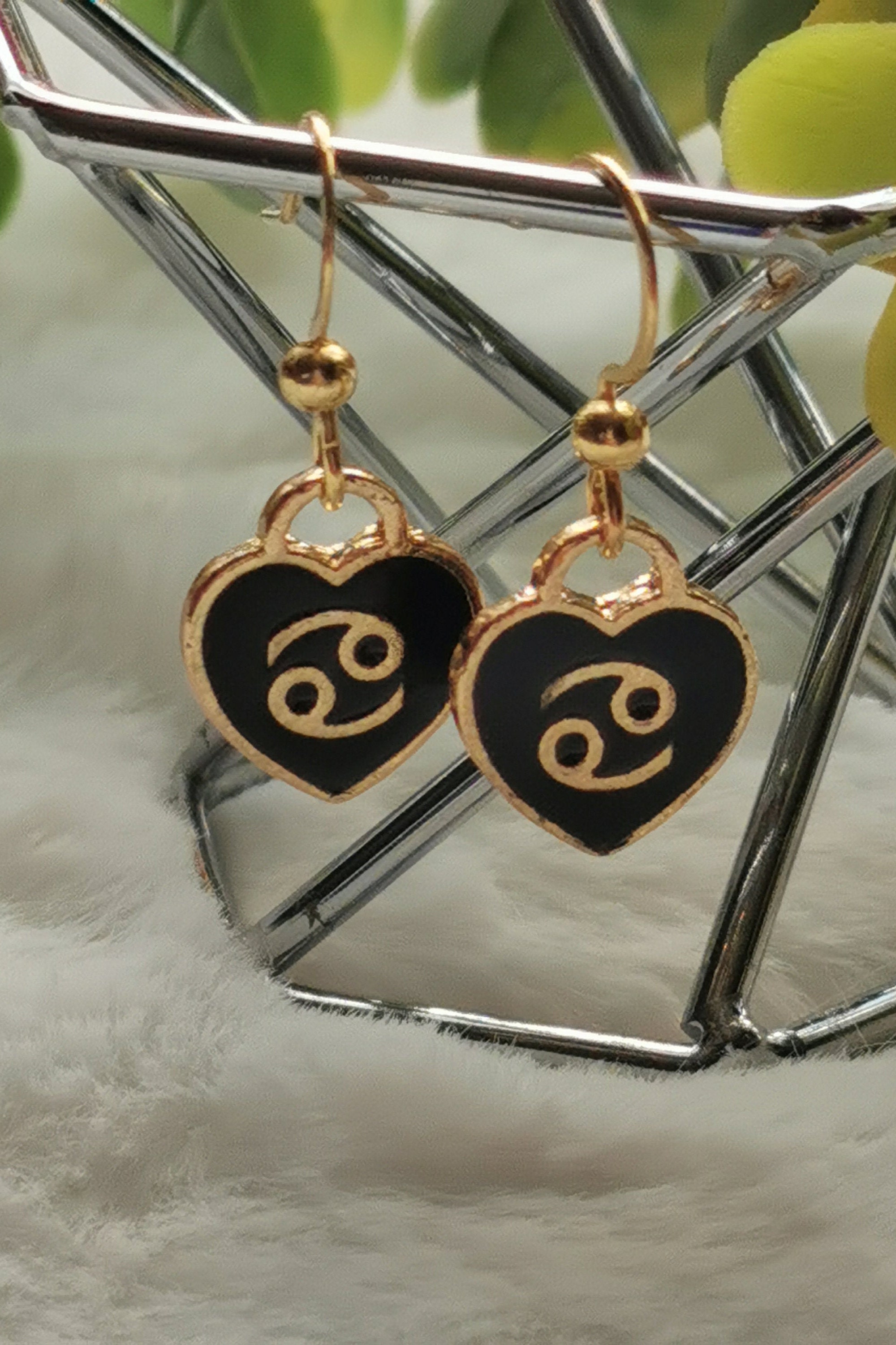 Zodiac Earrings Stainless Steel Gold Jewelry Astrology Etsy UK