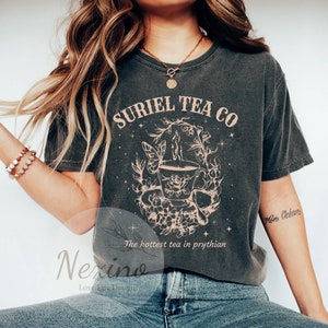 Comfort Color Suriel Tea Co Shirt, Acotar Sweatshirt, Bookish Shirt, Sarah J Maas Shirt, A Court Of Thorns And Roses Shirt, Suriel Tea Shirt