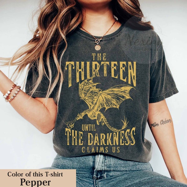 The Thirteen Until the Darkness Claims Us Shirt, Sarah J Maas, Sjm Shirt, Throne of Glass Merch, ACOTAR Crescent City Rhysand Velaris