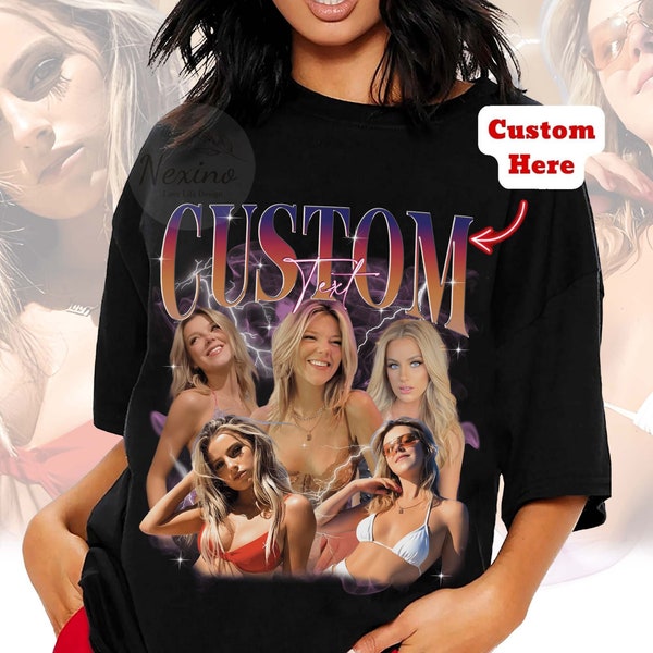 Custom Your Own Bootleg Tee, Retro Custom Bootleg Rap Tee, Custom Bootleg, Custom Your Photo, Insert Your Design, Vintage Graphic 90s Tshirt