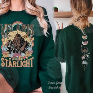 Velaris City Of Starlight ACOTAR Two-Sided Sweatshirt, The Night Court Shirt, Court of Dreams, Rhysand, Cassian, Sarah J Maas, Booklover Tee image 4