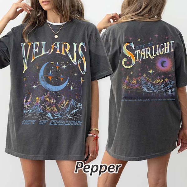 Velaris City Of Starlight ACOTAR Two-Sided Sweatshirt, The Night Court Shirt, Court of Dreams, Rhysand, Cassian, Sarah J Maas, Booklover Tee