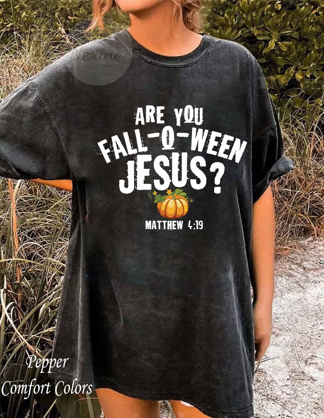 Are You Falloween Jesus Christian Halloween Shirt, Fall Religious Matthew 419 Bible Verse