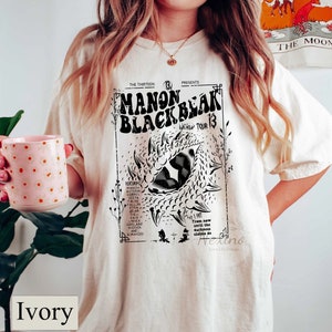 Manon Blackbeak Throne of Glass Comfort Colors Shirt, Sarah J Maas Merch, Rowan Whitethorn, ACOTAR Crescent City Rhysand, Book Quote Shirt image 3