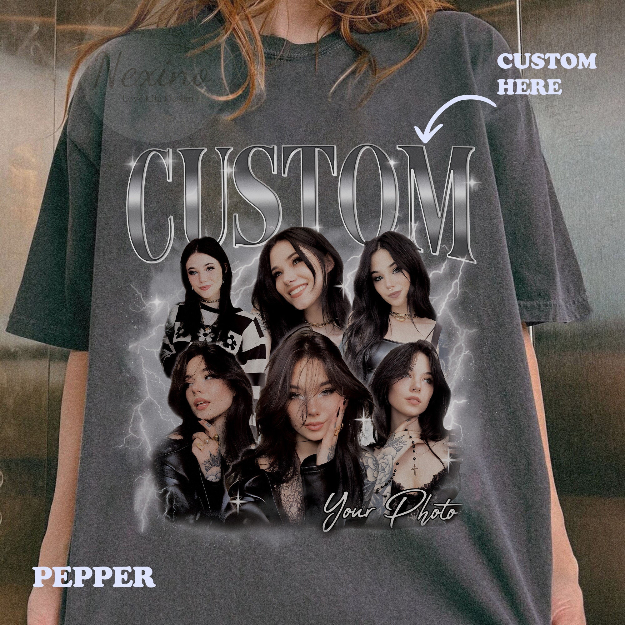 90s Art test print T-shirt | What'z up