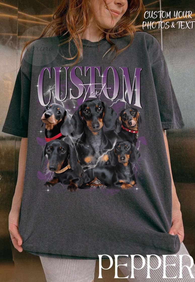 CUSTOM Bootleg Rap PET Shirt, Custom Pet, Custom Photo - Vintage Graphic 90s Tshirt, CUSTOM Your Own Bootleg Idea Here, Insert Your Design