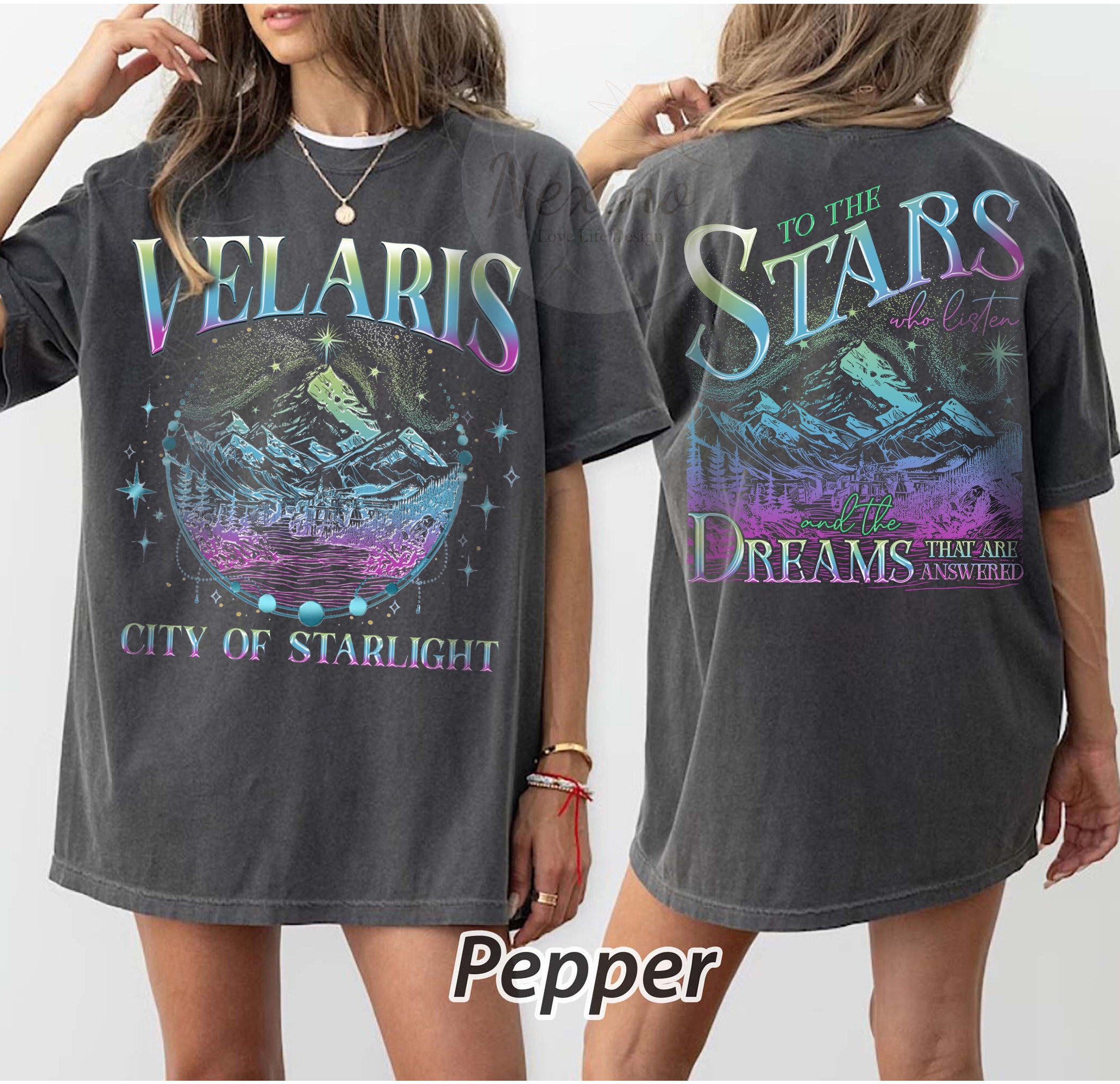 Discover SJM, Velaris shirt,To the stars who listen and the dreams that are answer, A Court of Thorns and Roses