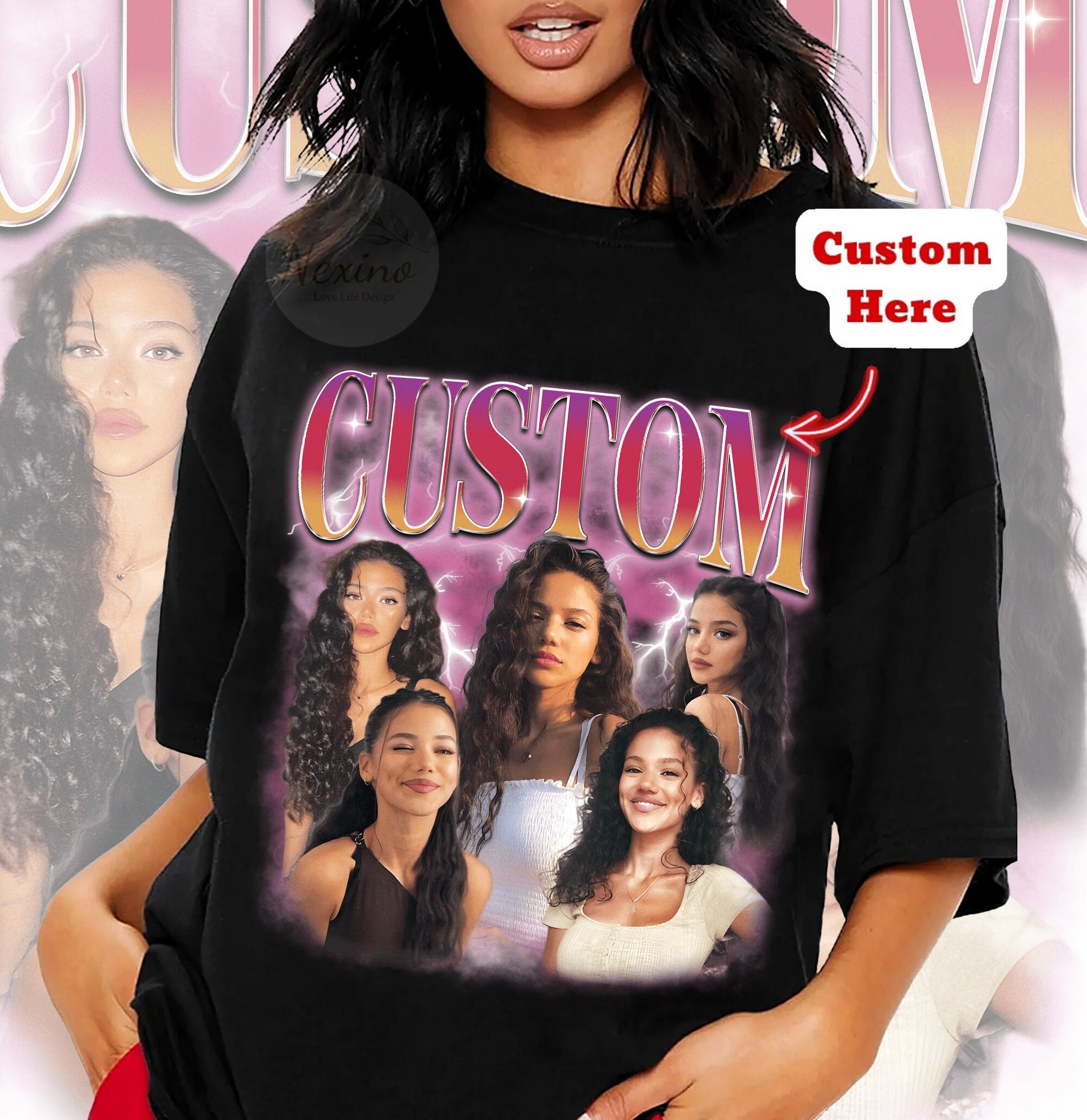 90s Vintage Bootleg Shirt, Custom Bootleg Rap Tee, Custom