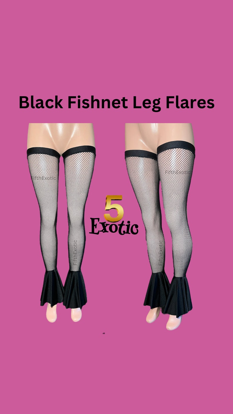 Exotic Fishnet Leg Flares image 7