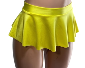 Yellow Super mini skirt