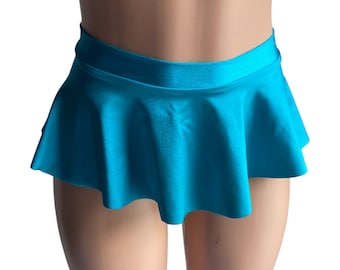 Minifalda turquesa