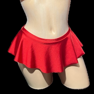 Red Super mini skirt