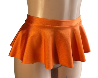 Orange Super mini skirt