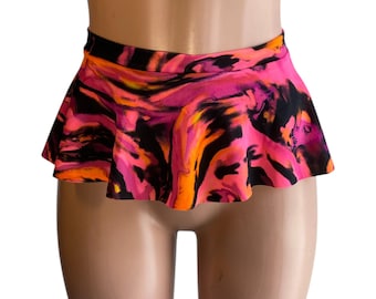 Psychedelic rave Super mini skirt